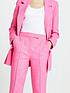  image of river-island-straight-leg-crop-trouser-pink