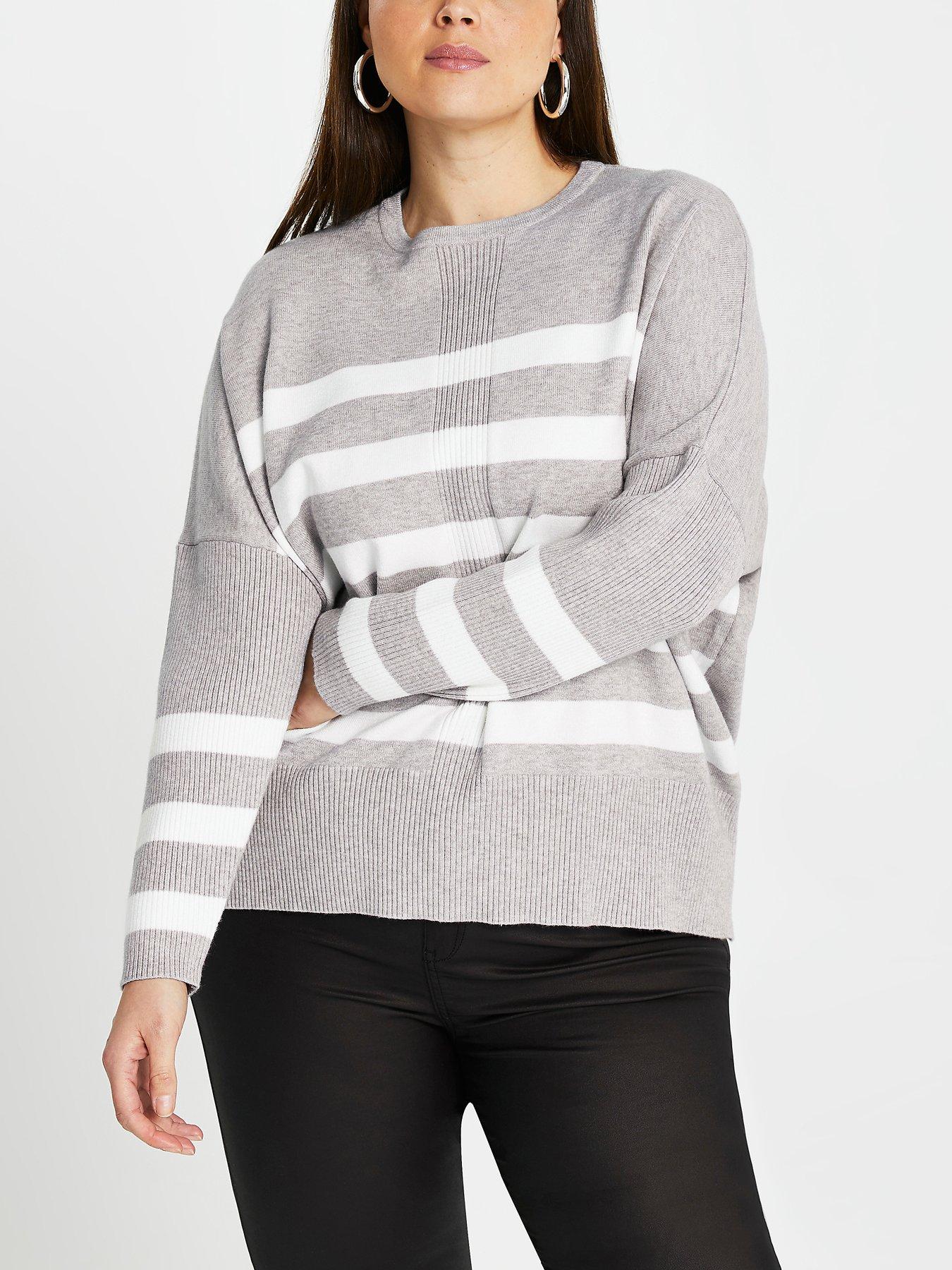 white stuff fluid stripe jumper