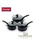 image of prestige-9x-tougher-easy-release-non-stick-induction-3-piece-pan-set-with-glass-lids