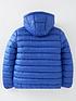  image of v-by-very-boys-hooded-padded-jacket-cobalt