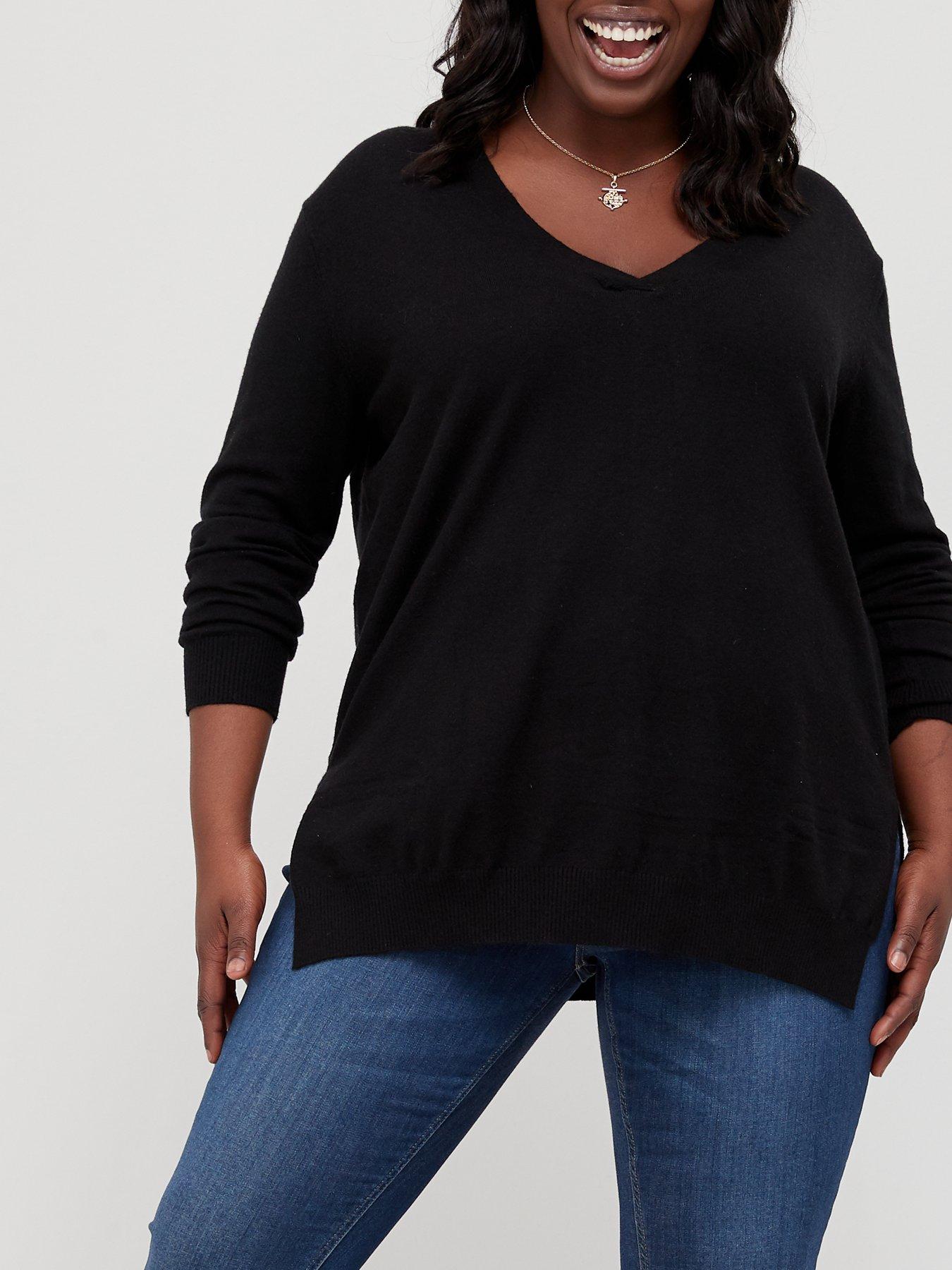 plus size slouchy jumper