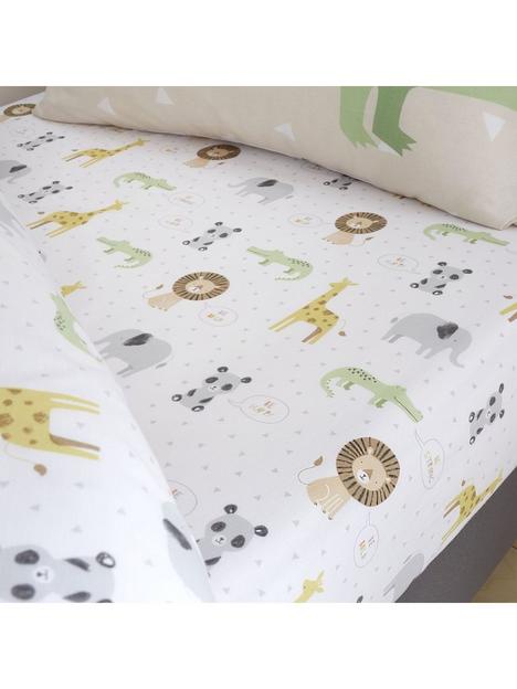catherine-lansfield-roarsome-animals-fitted-sheet-toddler-multi