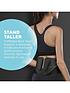  image of homedics-back-waist-support-with-automatically-adjustable-pulley-for-firm-back-support