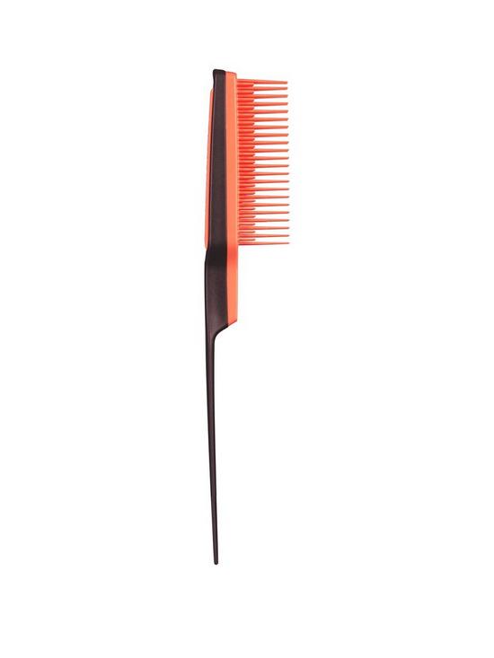stillFront image of tangle-teezer-the-backcombing-hairbrush-coral-sunshine