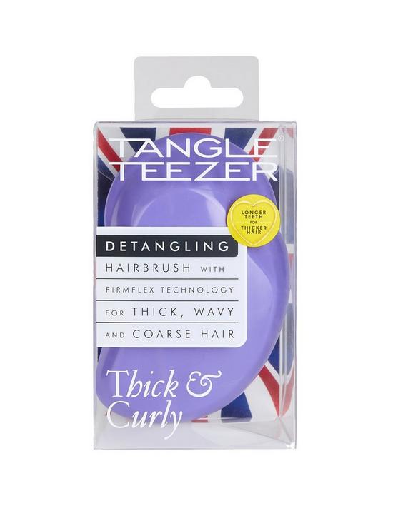 stillFront image of tangle-teezer-the-thick-curly-detangling-hairbrush-lilac-fondant