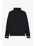  image of fred-perry-high-necknbsplong-sleeve-top-black