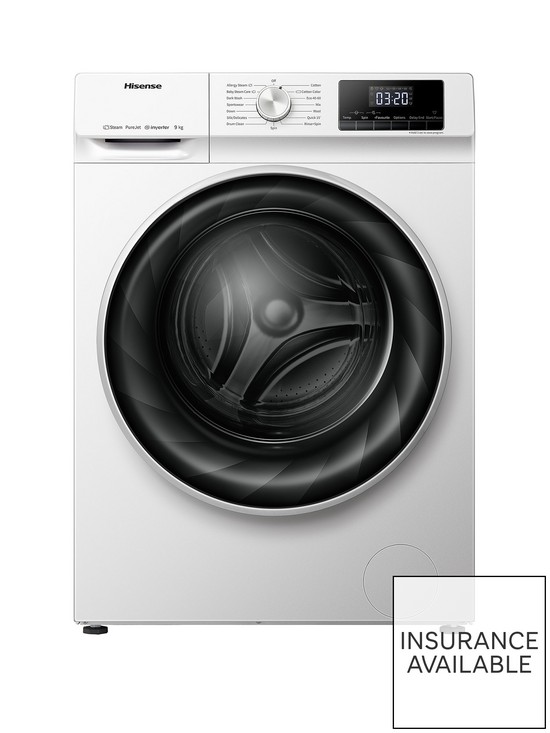 front image of hisense-wfqy9014evjm-9kg-load-1400rpm-spin-washing-machine-white