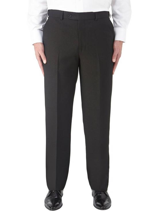 front image of skopes-brooklyn-classic-fit-trousers-black