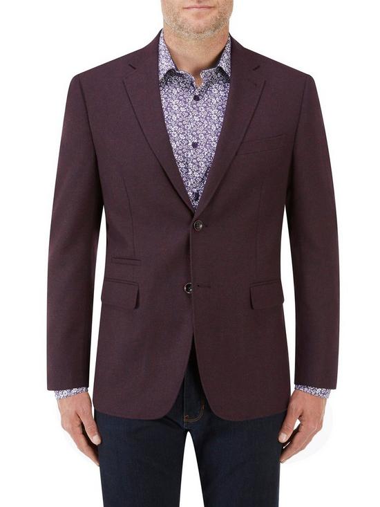 front image of skopes-chadwick-tailored-jacket-wine