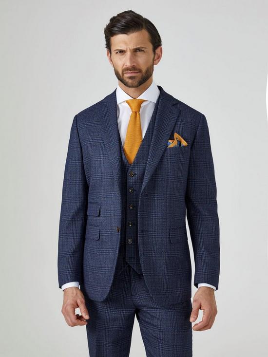 front image of skopes-woolf-tailored-jacket-navy-checknbsp