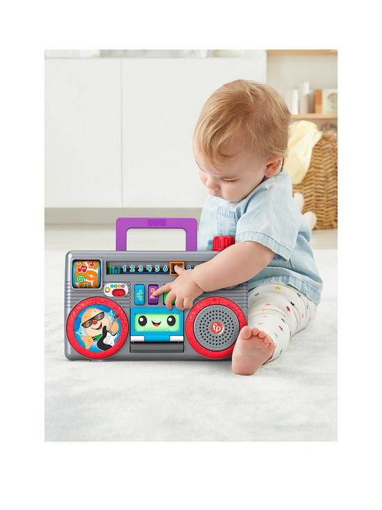 front image of fisher-price-busy-beats-boombox