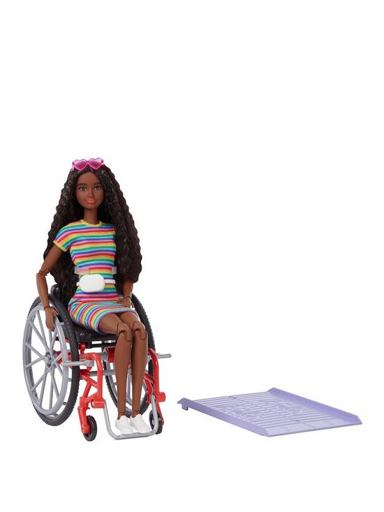 front image of barbie-doll-with-wheelchair-and-ramp