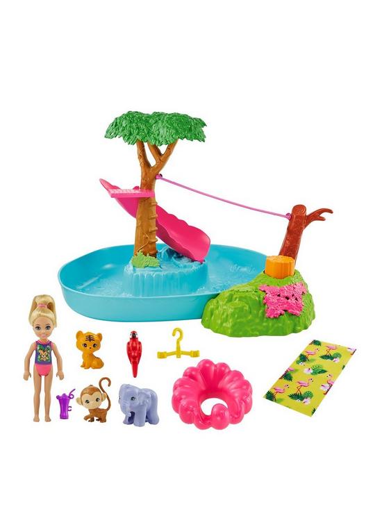 front image of barbie-barbienbspand-chelseanbspthe-lost-birthday-splashtastic-pool-surprise-playset-with-chelsea-doll-6-in-3-baby-animals-slide-zipline-amp-accessories