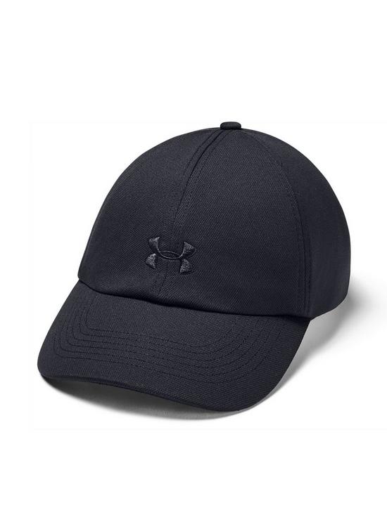 front image of under-armour-play-up-cap-blacknbsp