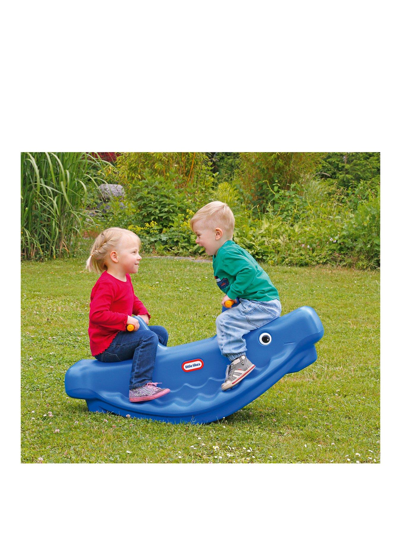 undefined Whale Teeter Totter - Blue
