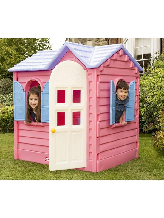 front image of little-tikes-country-cottage-pink