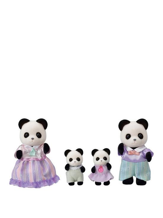 front image of sylvanian-families-pookie-panda-family