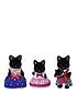  image of sylvanian-families-midnight-cat-family