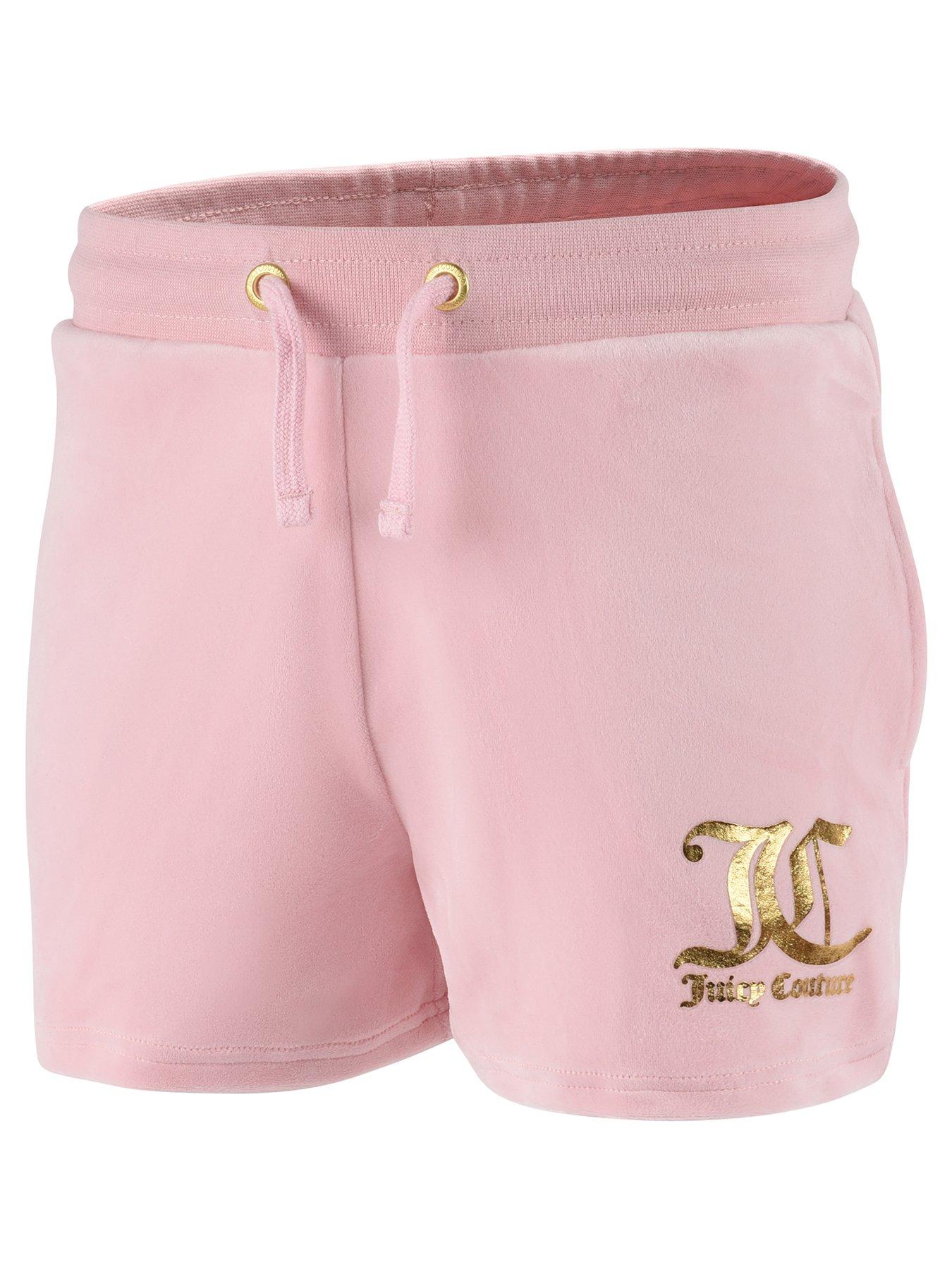 Juicy Couture Girls Velour Short - Pink | littlewoods.com