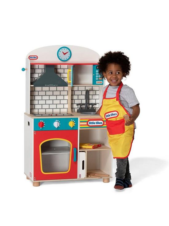 front image of little-tikes-wooden-kitchen