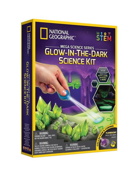 front image of national-geographic-glow-in-the-dark-mega-science-kit