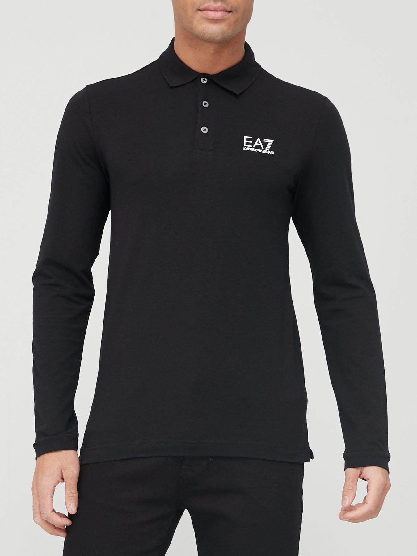 Armani long sleeve store polo shirt sale