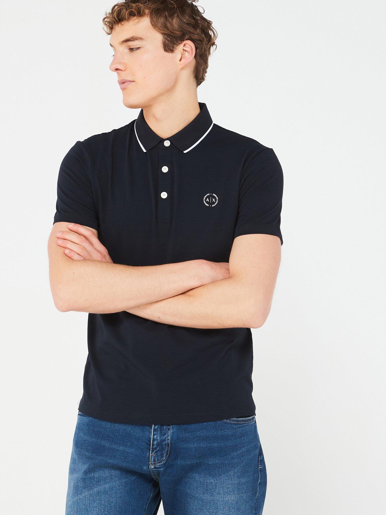 armani-exchange-slim-fit-polo-shirt-navy