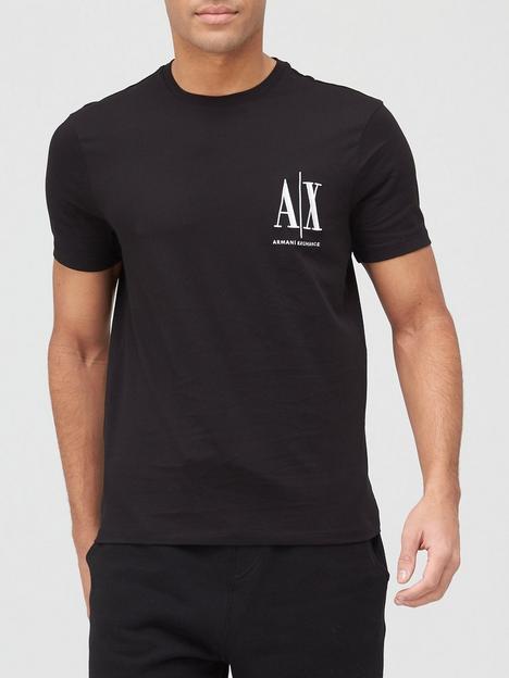 armani-exchange-icon-small-logo-t-shirt-black