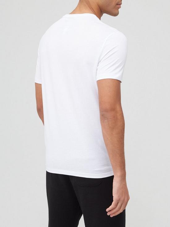 stillFront image of armani-exchange-icon-small-logo-t-shirt-white