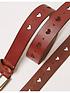  image of fatface-heart-cut-out-leather-belt