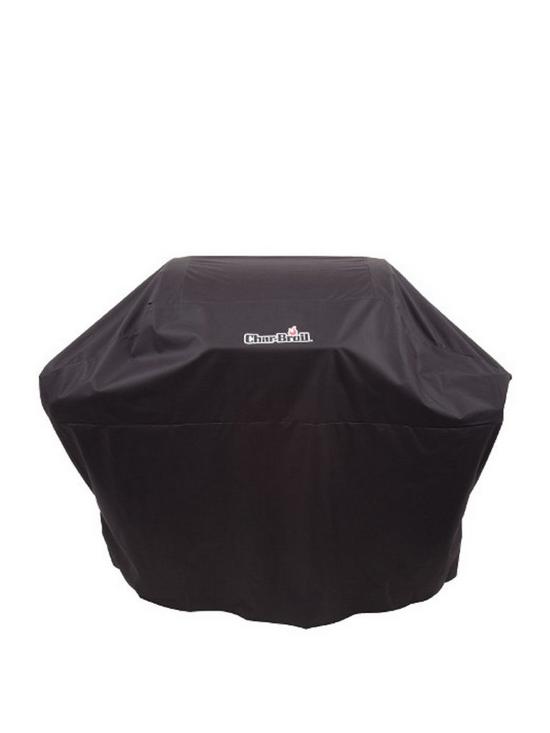 front image of char-broil-140-766-universal-3-4-burner-gas-barbecue-grill-cover-black