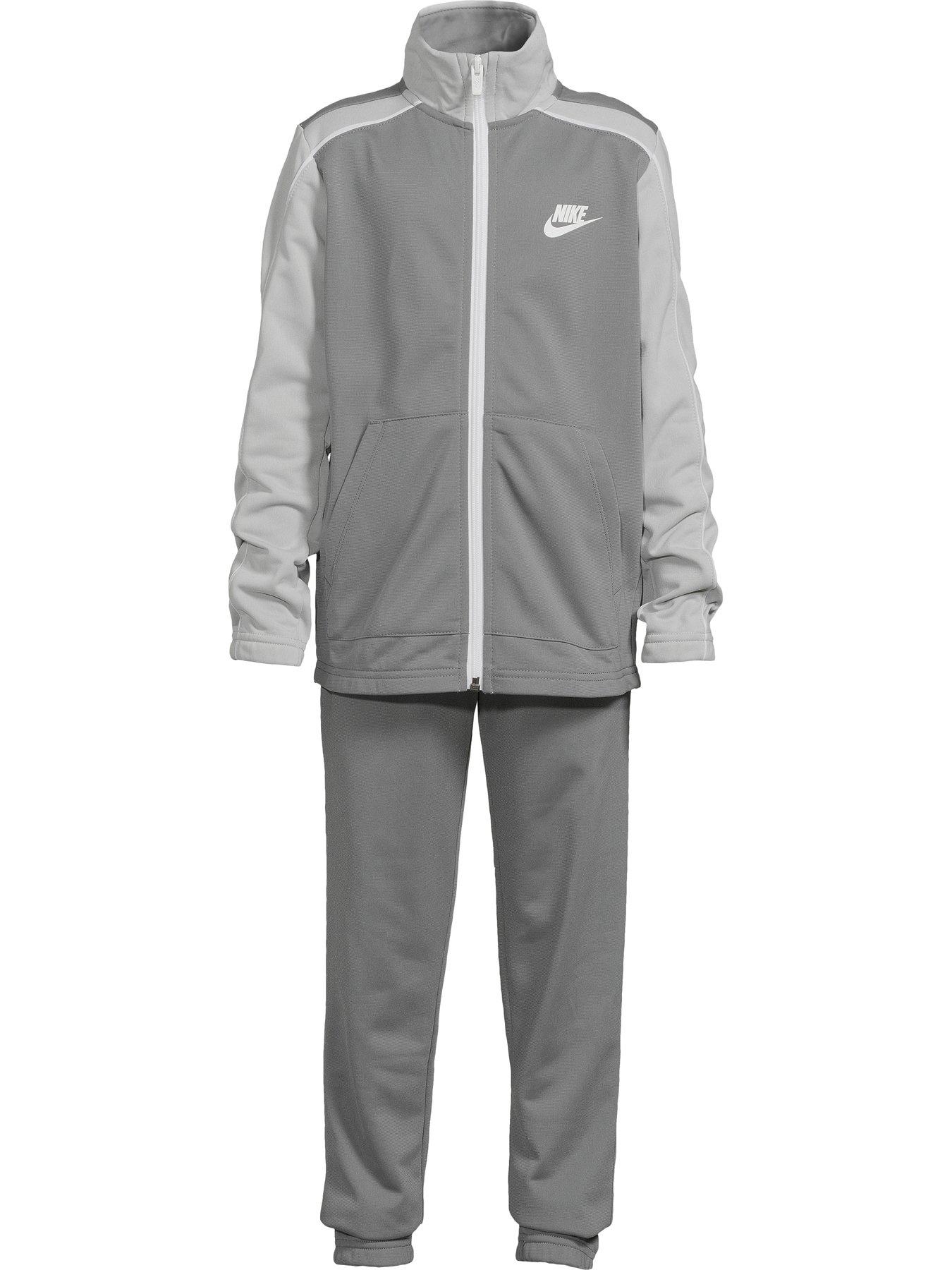 image of nike-unisex-nsw-futura-poly-cuff-tracksuit-grey