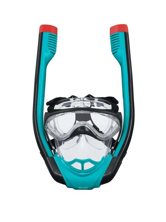 front image of bestway-hydro-pro-seaclear-flowtech-snorkeling-mask-lxl