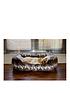 image of rosewood-brown-cosy-fur-print-bed-med