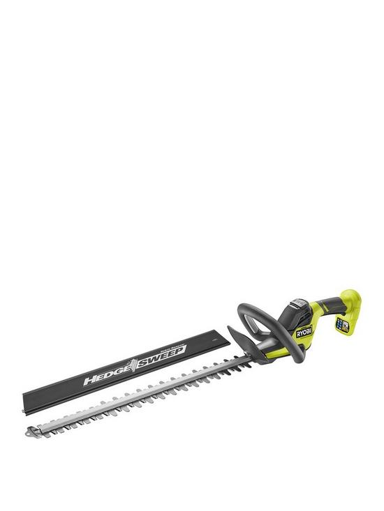front image of ryobi-ry18ht55a-0-18v-one-55cm-hedge-trimmer-bare-tool