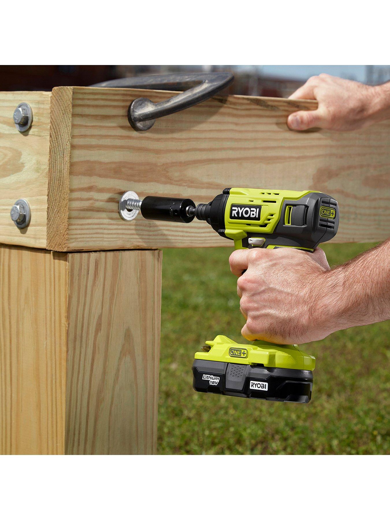 Ryobi impact deals driver starter kit