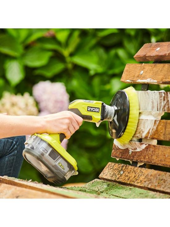 stillFront image of ryobi-r18cps-0-18v-one-cordless-compact-power-scrubber-bare-tool
