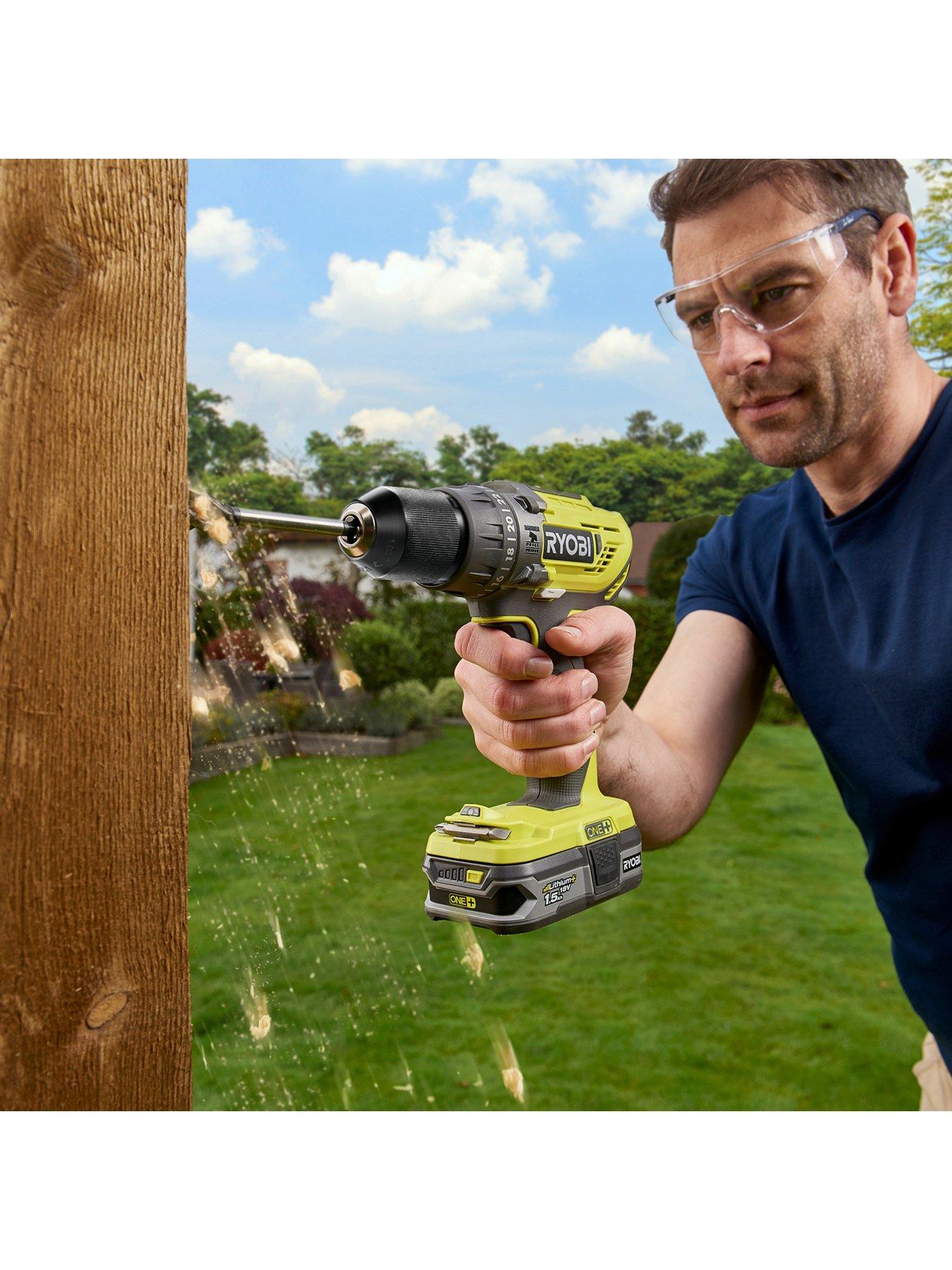 Ryobi cordless 2024 drill 18v battery