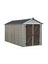  image of canopia-by-palram-skylight-shed-6x12-tan