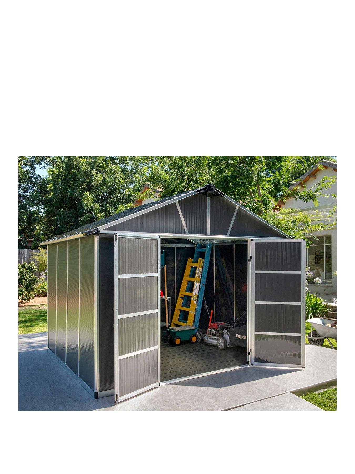 Canopia by Palram Yukon 11X9 Dark Grey Shed