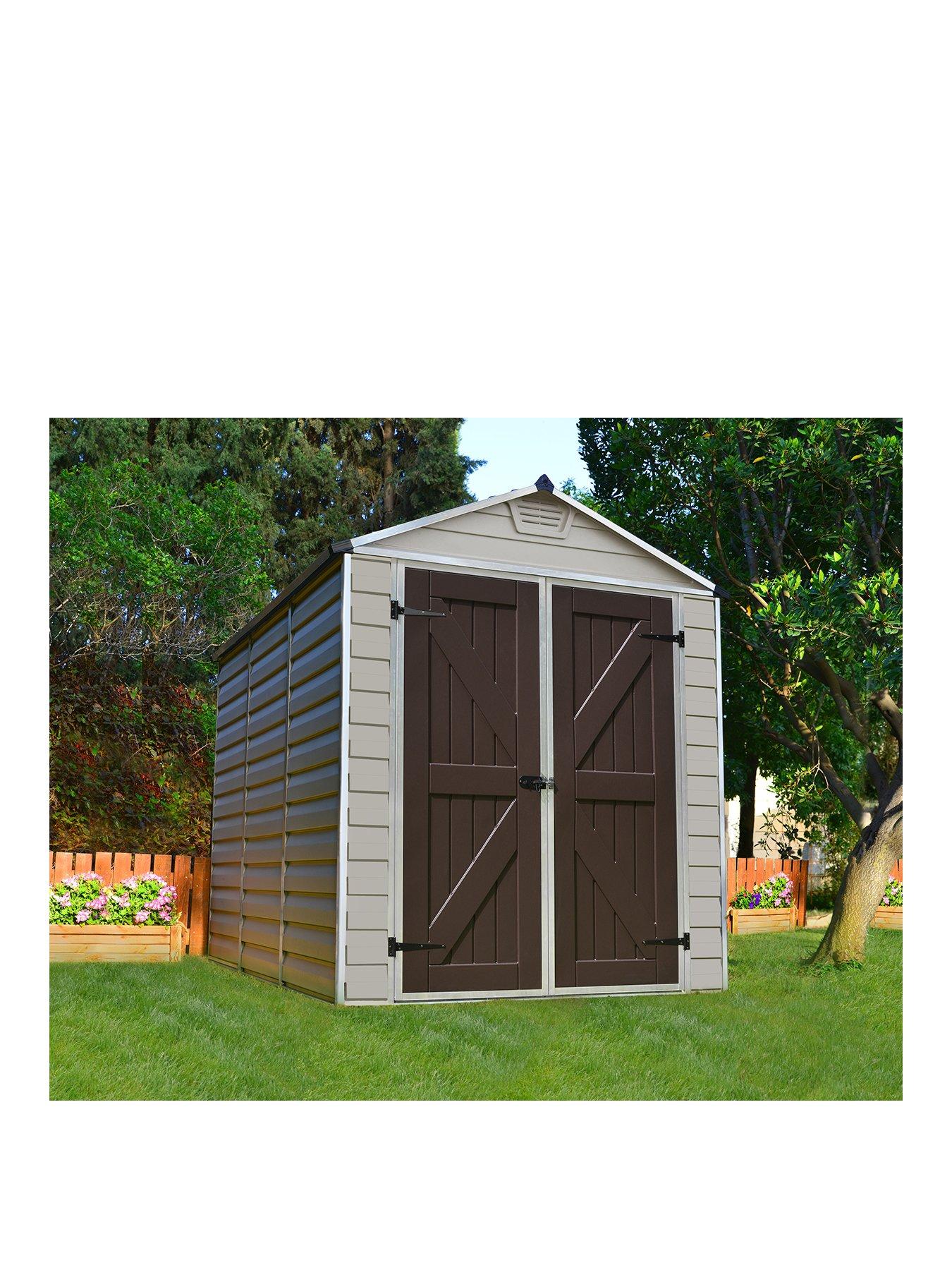 undefined Skylight Shed 6X8 Tan