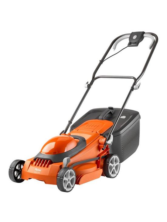 front image of flymo-corded-easistore-380r-rotary-lawnmower-1600w