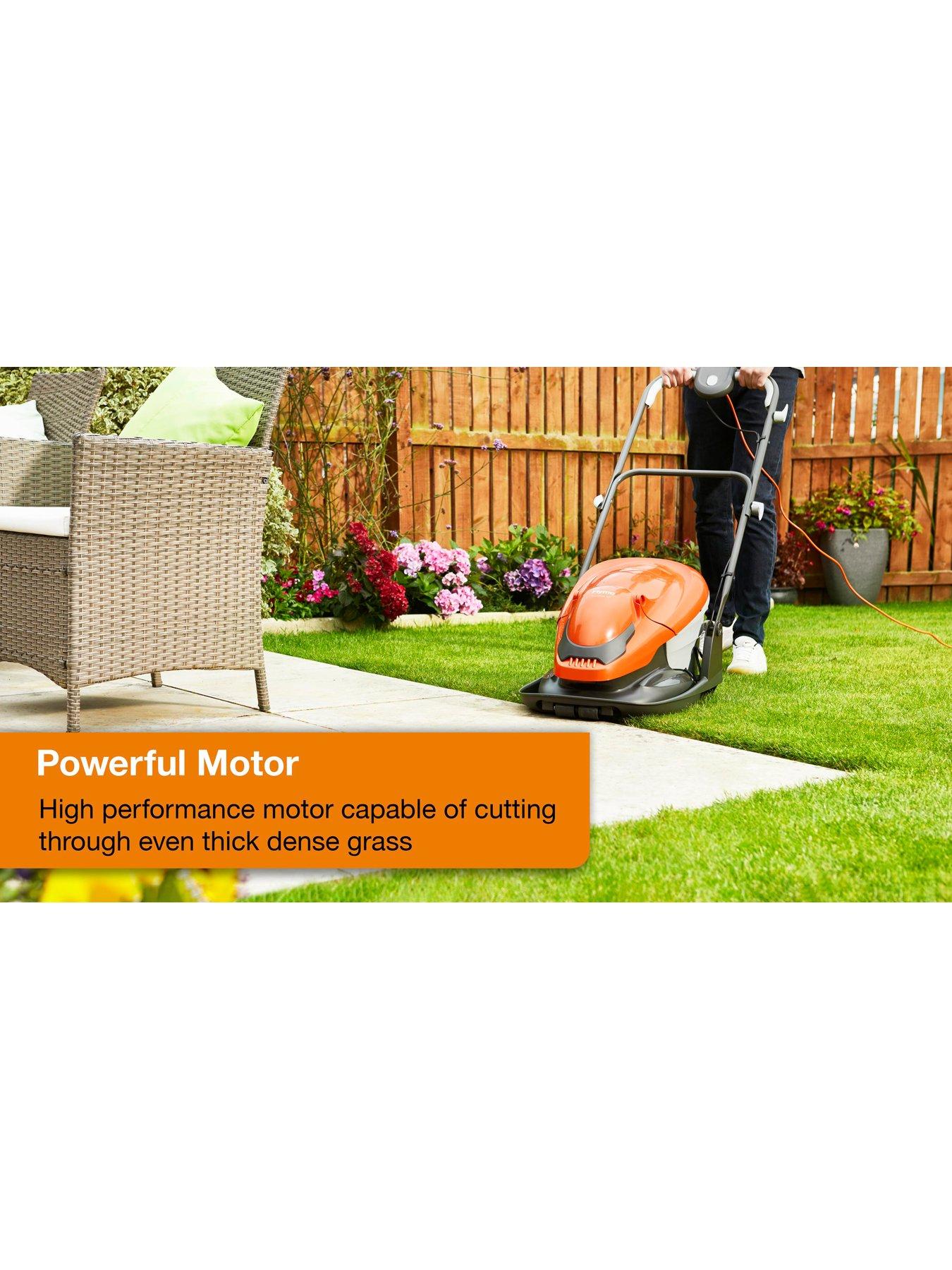 Flymo glider compact 330ax deals corded hover lawnmower