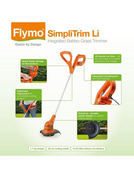 stillFront image of flymo-simplitrim-cordless-grass-trimmer