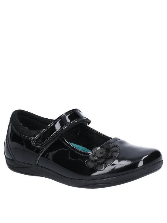 front image of hush-puppies-jessica-patent-mary-jane-back-tonbspschool-shoes-black