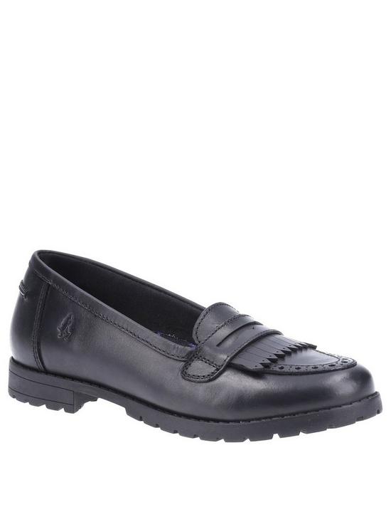 front image of hush-puppies-emer-leather-back-to-schoolnbsploafer-black