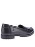  image of hush-puppies-emer-leather-back-to-schoolnbsploafer-black