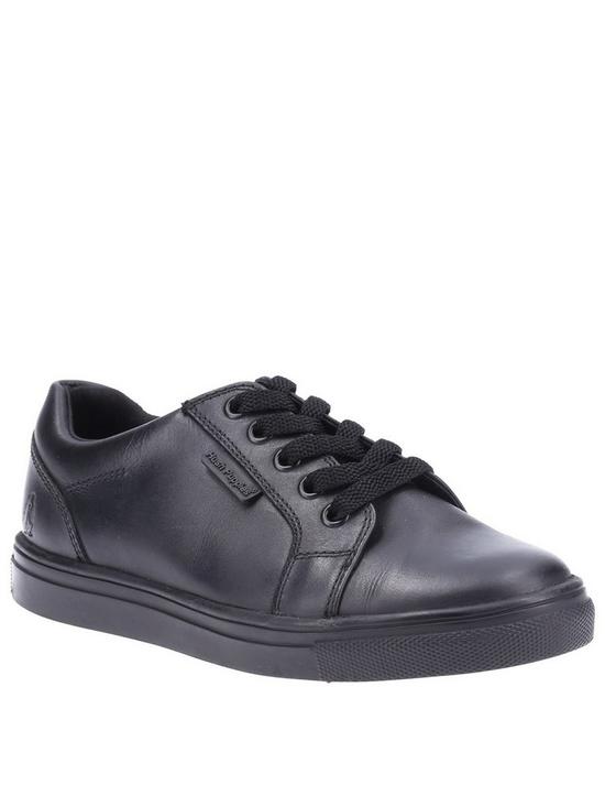 front image of hush-puppies-sam-back-to-schoolnbsplace-trainers-black