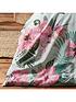  image of riva-home-hibiscus-duvet-covernbspset-pink