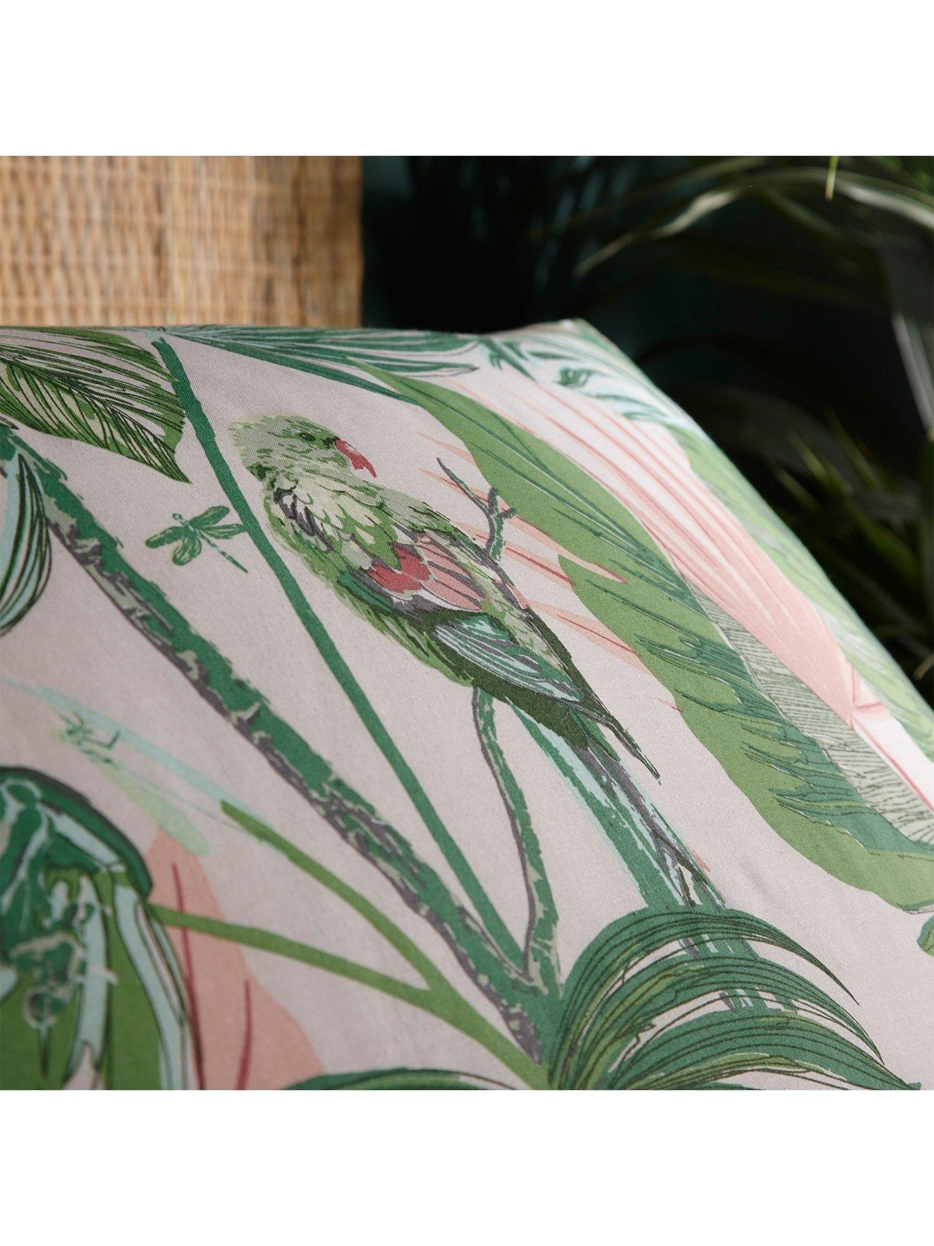  image of furn-amazonia-duvet-cover-setnbsp--green